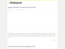 Tablet Screenshot of doblepixel.com